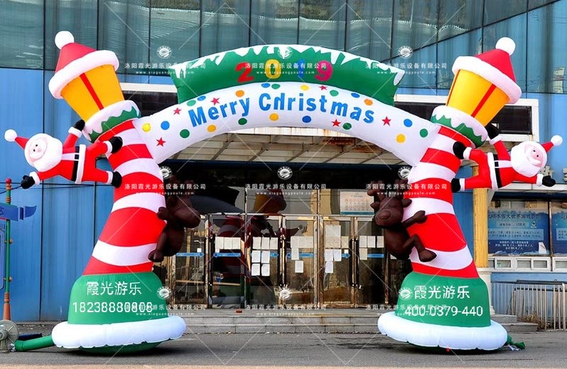 阳江镇圣诞活动拱门